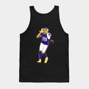 JustinJefferson #18 Sign Styles Tank Top